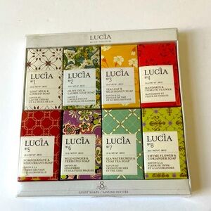 LUCIA GUEST SOAPS | SET OF 8 SOAPS | #1 - 8 INCLUDED | .88 oz EACH | NEW